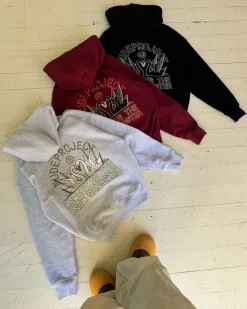 Nude Project Swans Hoodie Black Outlet