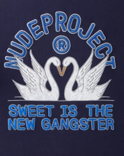 Nude Project Swans Hoodie Navy Online