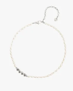 Nude Project Sweet Pearl Necklace Silver Best