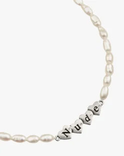 Nude Project Sweet Pearl Necklace Silver Best