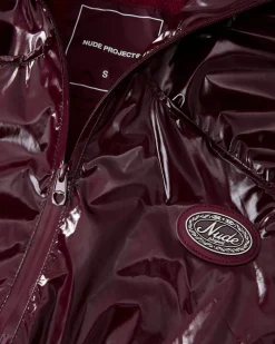 Nude Project Sweetbreaker Jacket Burgundy Fashion