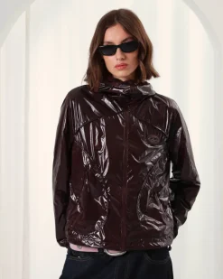 Nude Project Sweetbreaker Jacket Burgundy Fashion