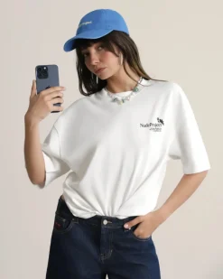 Nude Project Tennis Tee White Clearance