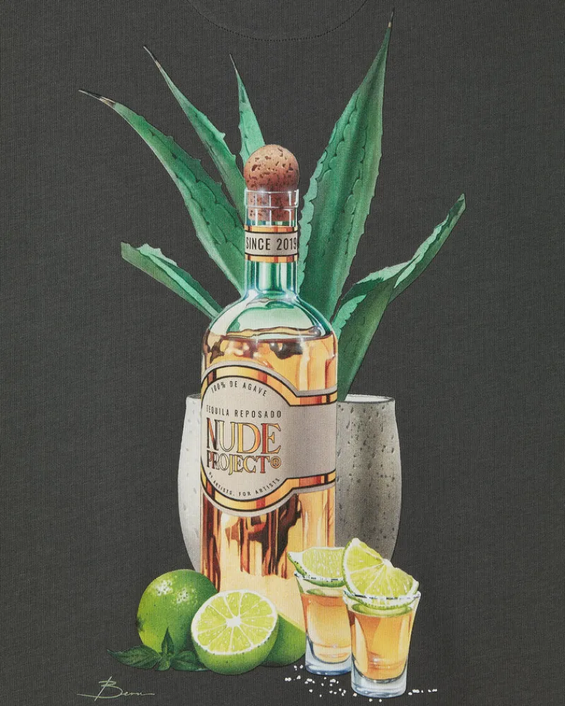 Nude Project Tequila Tee Ash Fashion