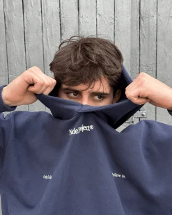 Nude Project Time Hoodie Navy New