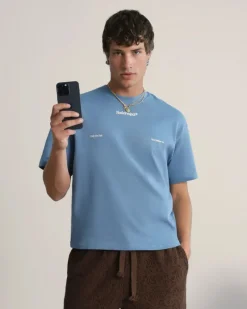 Nude Project Time Tee Blue Hot