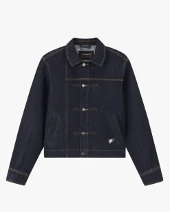 Nude Project Trucker Denim Jacket Washed Dark Discount