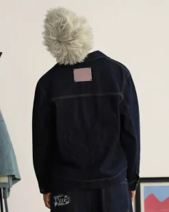 Nude Project Trucker Denim Jacket Washed Dark Discount