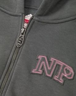 Nude Project Typa Day Cropped Hoodie Ash Hot