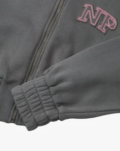 Nude Project Typa Day Cropped Hoodie Ash Hot