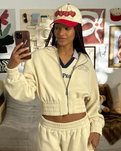 Nude Project Typa Day Cropped Hoodie Marshmallow Outlet