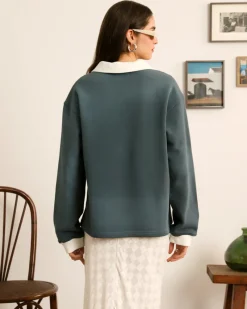 Nude Project Varsity Longsleeve Polo Clearance