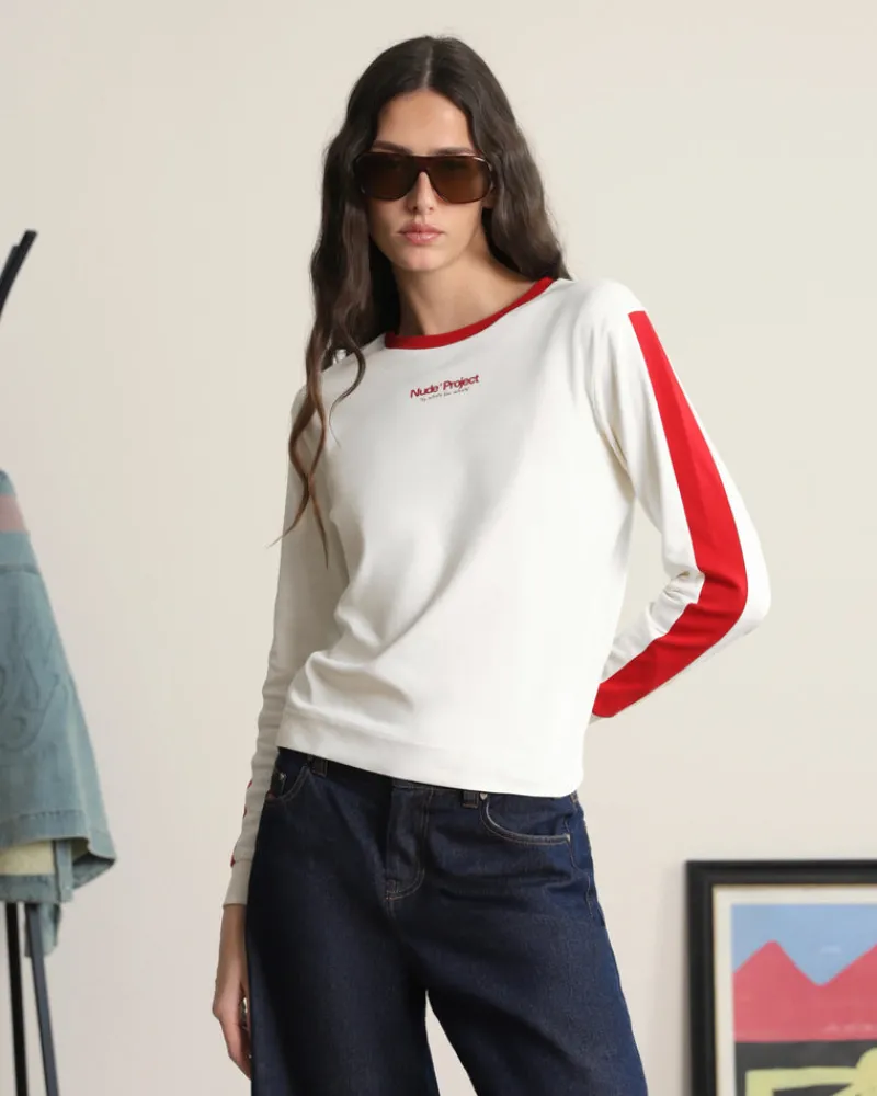 Nude Project Vintage Sports Longsleeve White Online