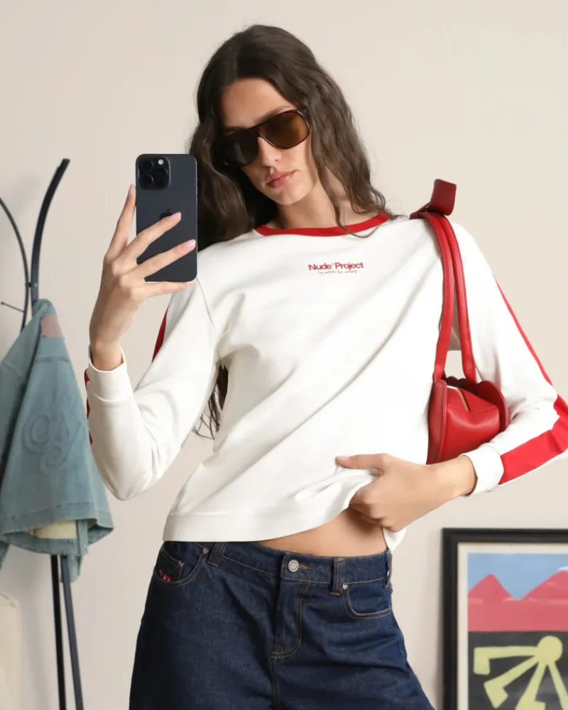 Nude Project Vintage Sports Longsleeve White Online