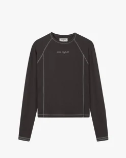 Nude Project Waffle Long-Sleeve Tee 2 Pack Marshmallow/Black Outlet