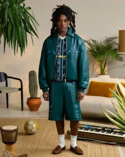 Nude Project World Cup Leather Jorts Fashion