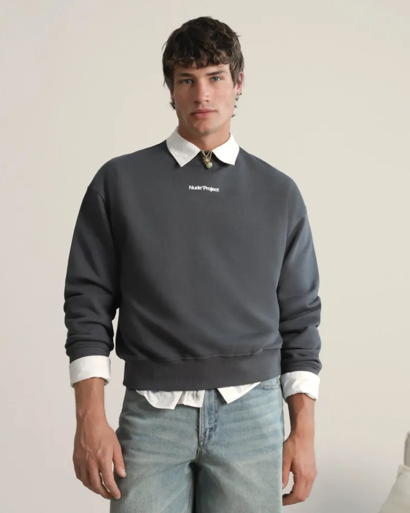 Nude Project Yate Sweatshirt Ash Clearance