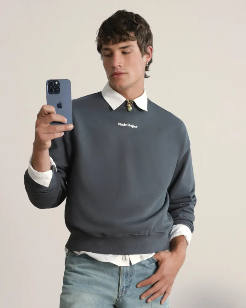 Nude Project Yate Sweatshirt Ash Clearance