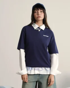 Nude Project Yate Tee Navy Hot