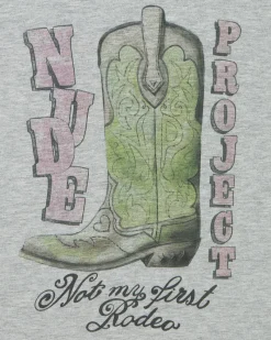 Nude Project Yeehaw Tee Grey Clearance